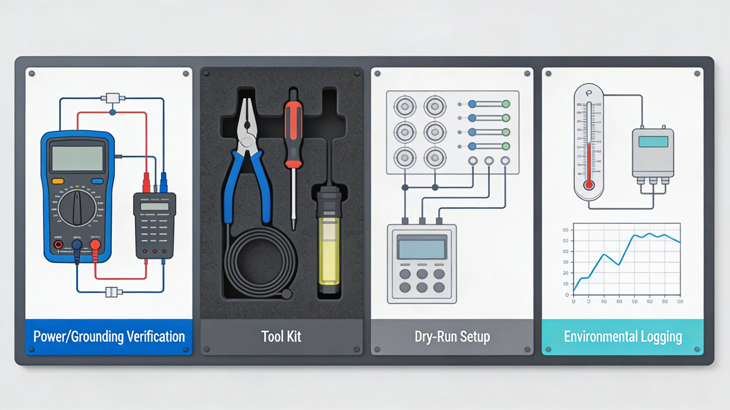 PIDS pre-commissioning preparation checklist infographic