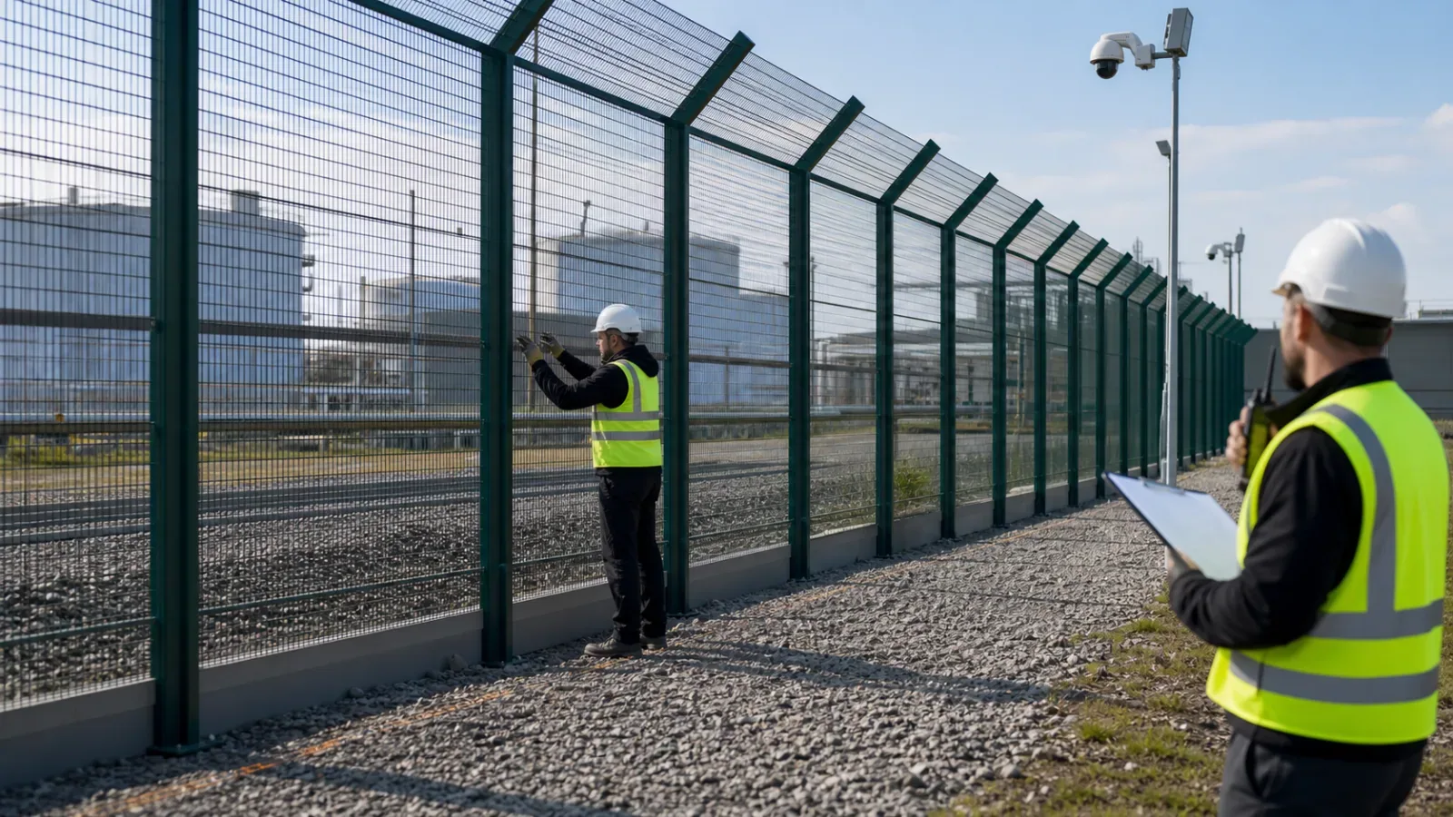 Authorized team conducting a blind PIDS field trial