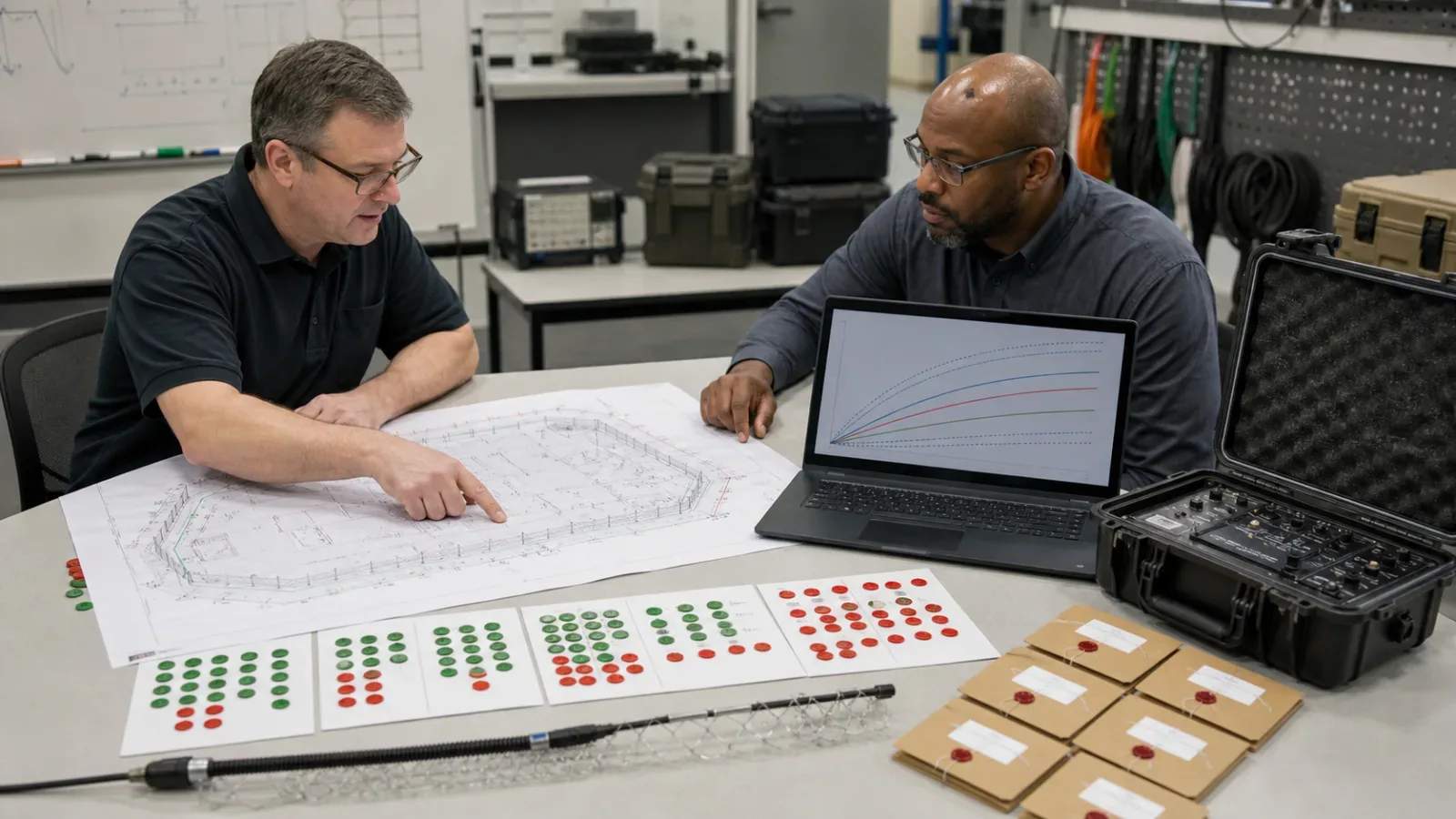 Security test director and statistician planning PIDS sample sizes